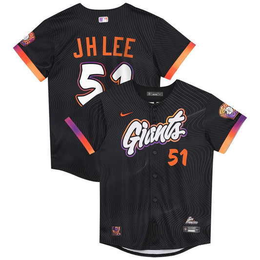 San Francisco Giants Jung Hoo Lee Nike Preschool 2025 City Connect Limited Jersey - Anthracite