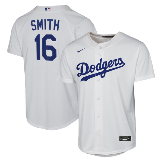 Los Angeles Dodgers Will Smith Nike Youth Home Replica Jersey - White