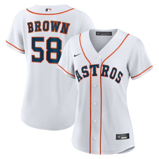 Houston Astros Hunter Brown Nike Women's Home Replica Jersey - White