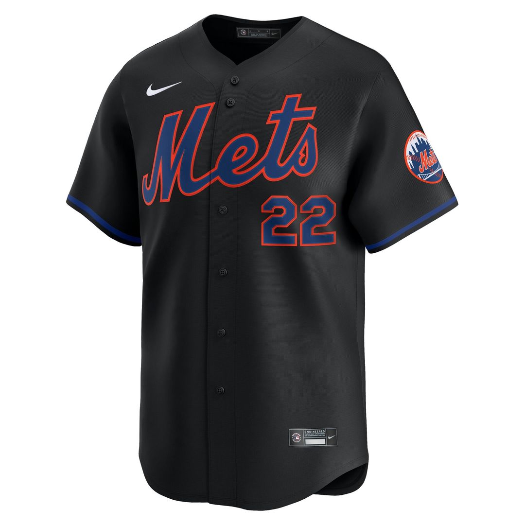 New York Mets Juan Soto Nike Alternate Limited Jersey - Black