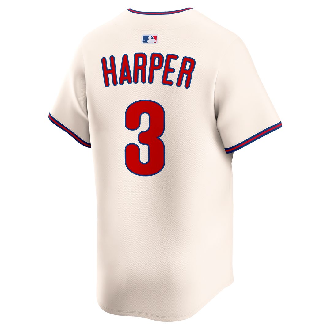 Philadelphia Phillies Bryce Harper Nike Alternate Limited Jersey - Light Blue