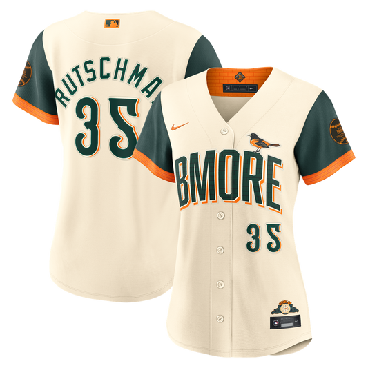 Baltimore Orioles Adley Rutschman Nike Women's 2026 City Connect Stadium Jersey - Cream
