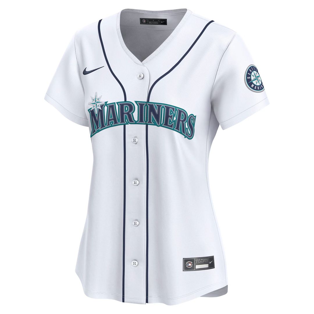 Seattle Mariners Cal Raleigh Nike Women's Home Limited Jersey - White