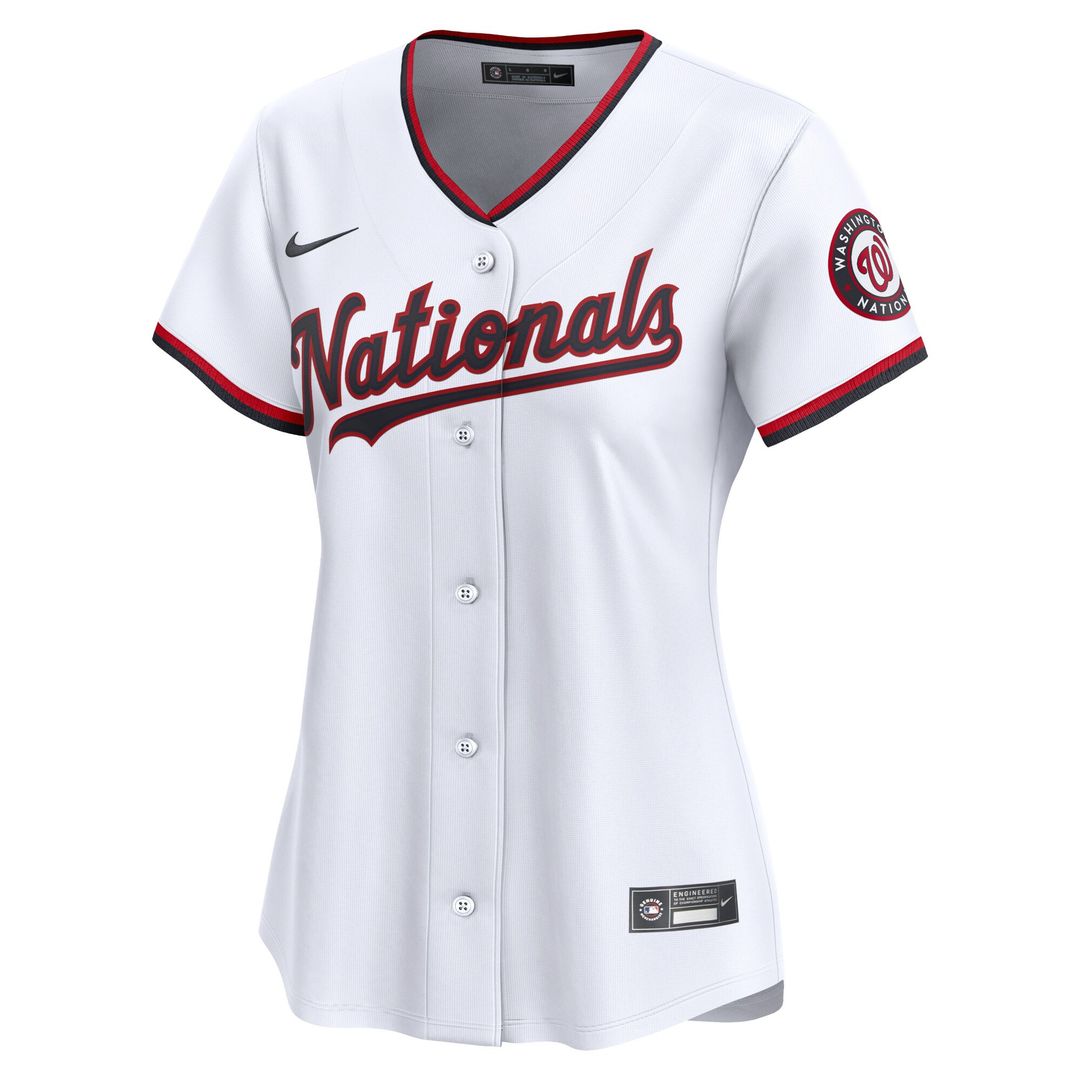 Washington Nationals James Wood Nike Women's Home Limited Jersey - White