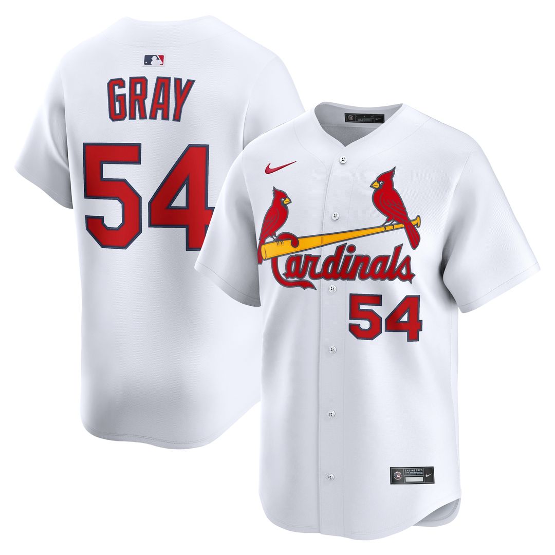St. Louis Cardinals Sonny Gray Nike Home Limited Jersey - White