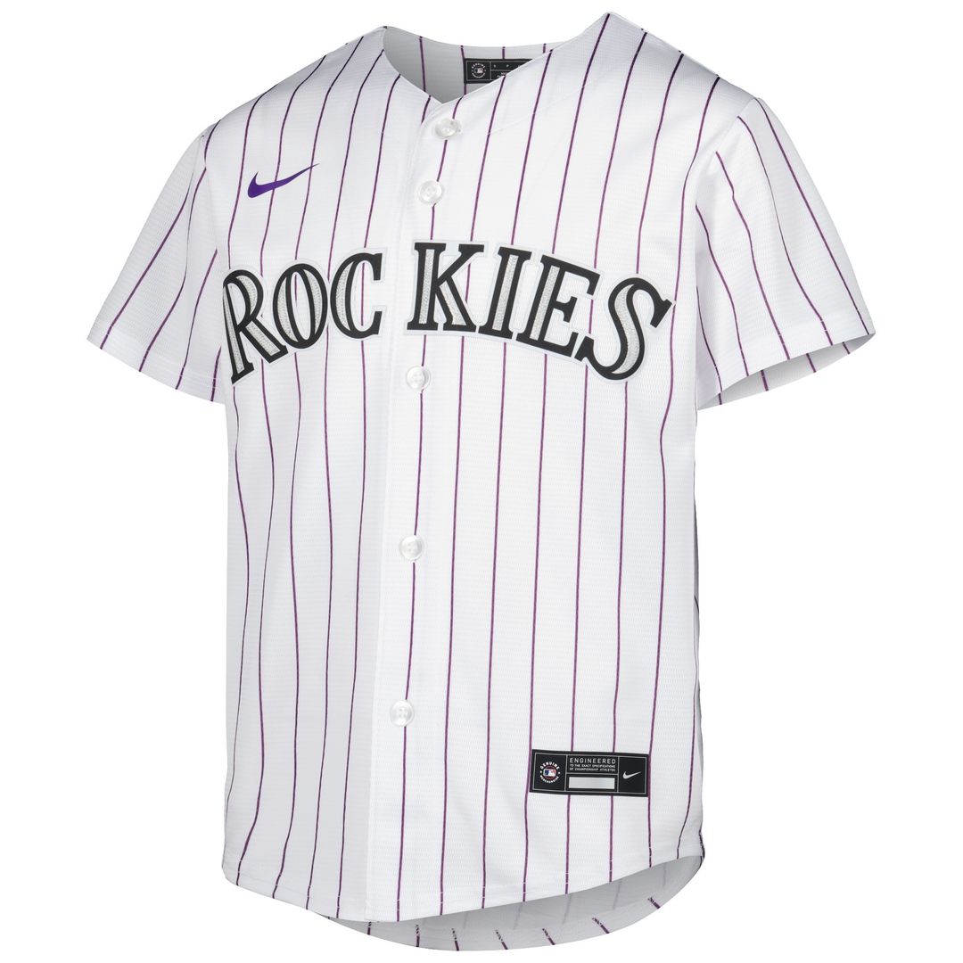 Colorado Rockies Kris Bryant Nike Youth Alternate Replica Jersey - White