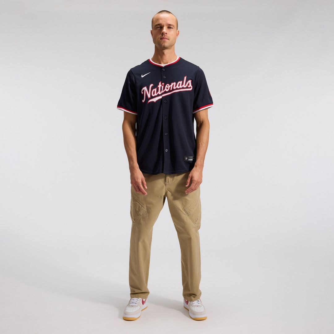 Washington Nationals James Wood Nike Alternate Limited Jersey - Navy