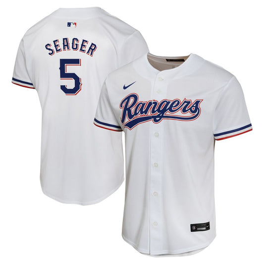 Texas Rangers Corey Seager Nike Youth Home Game Jersey - White