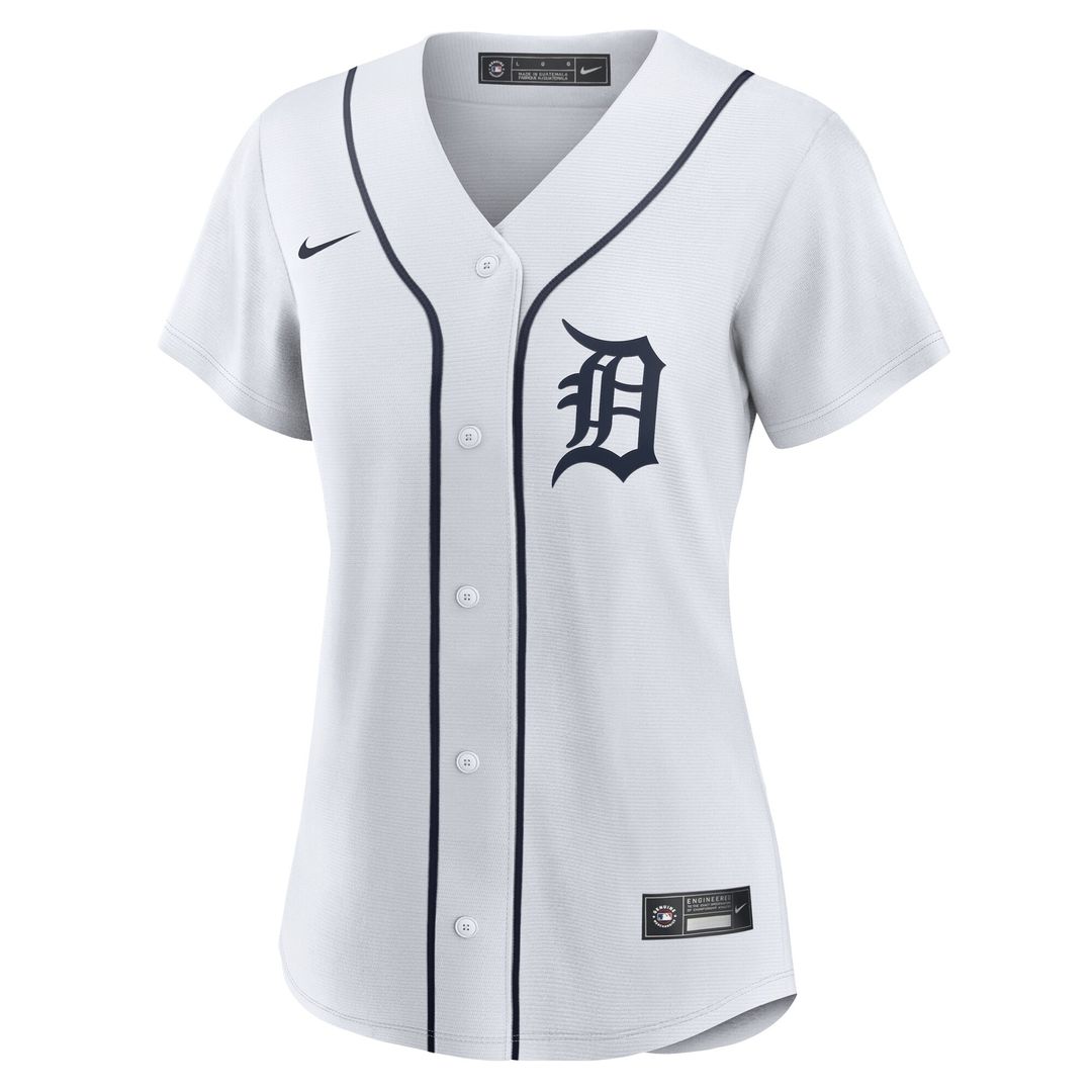 Detroit Tigers Gleyber Torres Nike Women's Home Replica Jersey - White