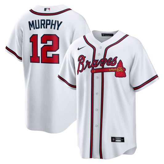 Atlanta Braves Sean Murphy Nike Replica Jersey - White