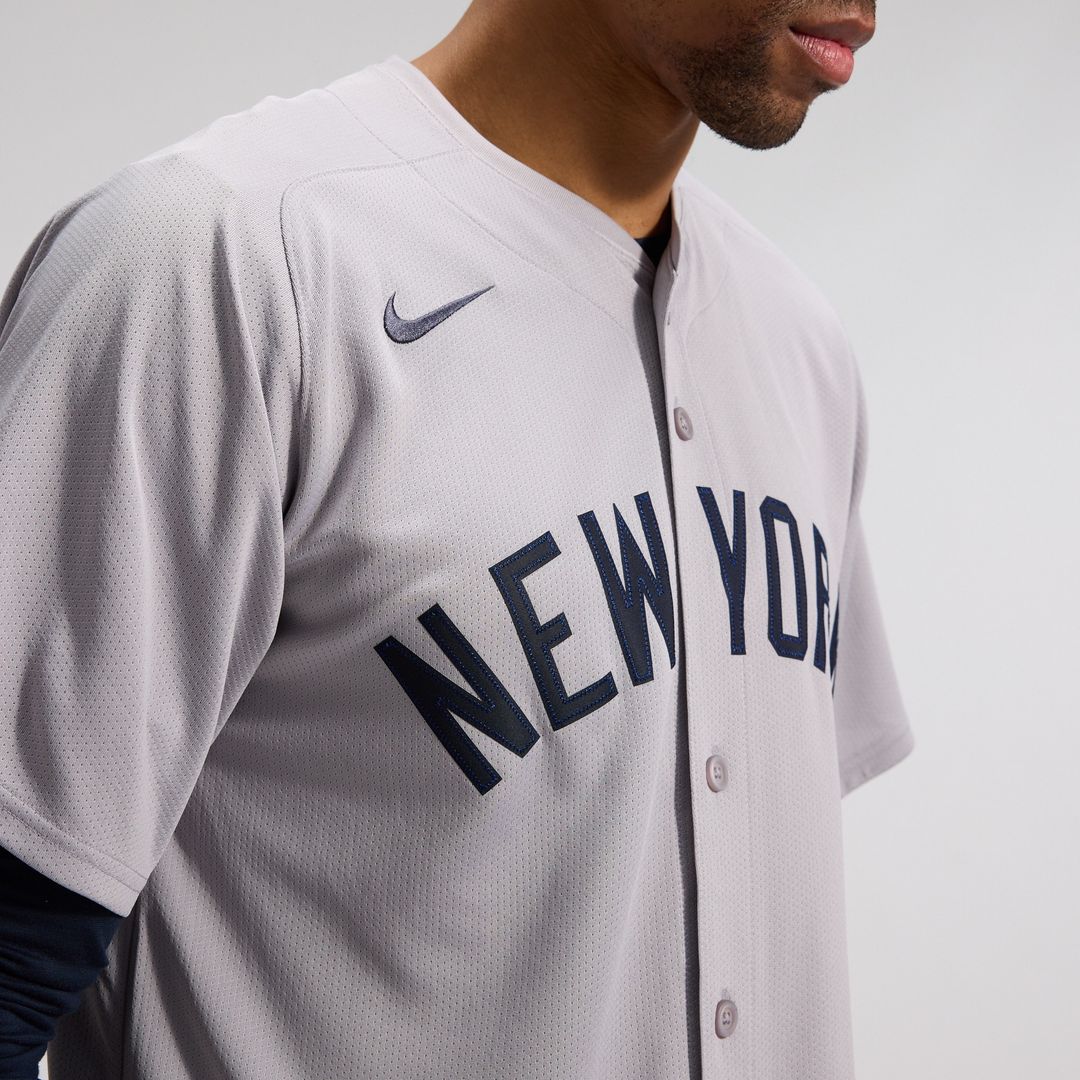 New York Yankees Aaron Judge Nike Road Limited Jersey - Gray