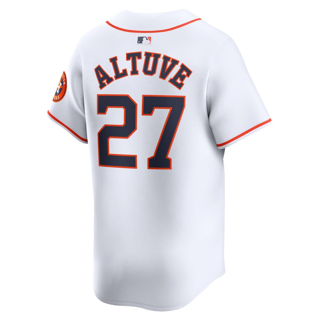 Houston Astros Jose Altuve Nike Home Limited Jersey - White