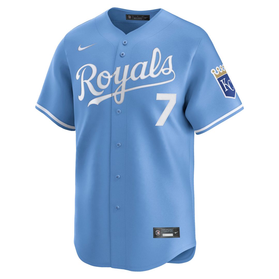 Kansas City Royals Bobby Witt Jr. Nike Alternate Limited Jersey - Light Blue