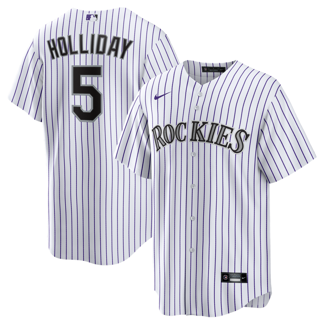 Colorado Rockies Matt Holliday Nike Home Retired Replica Jersey - White