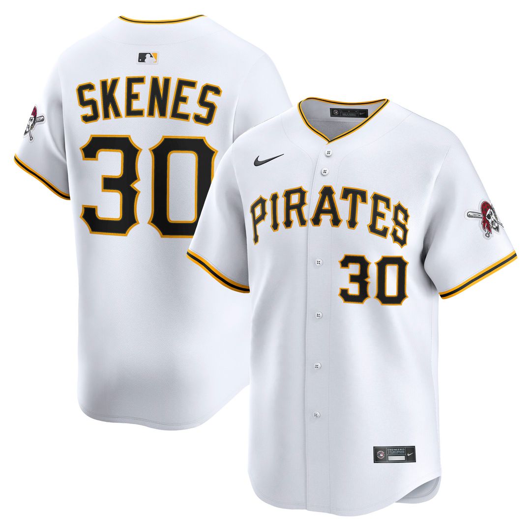 Pittsburgh Pirates Paul Skenes Nike Home Limited Jersey - White