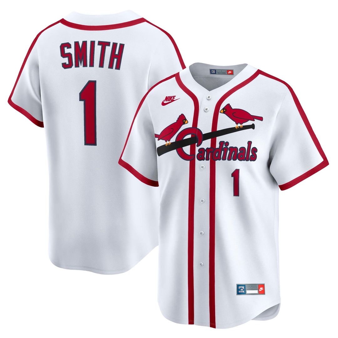 St. Louis Cardinals Ozzie Smith Nike Throwback Cooperstown Limited Jersey - Blue