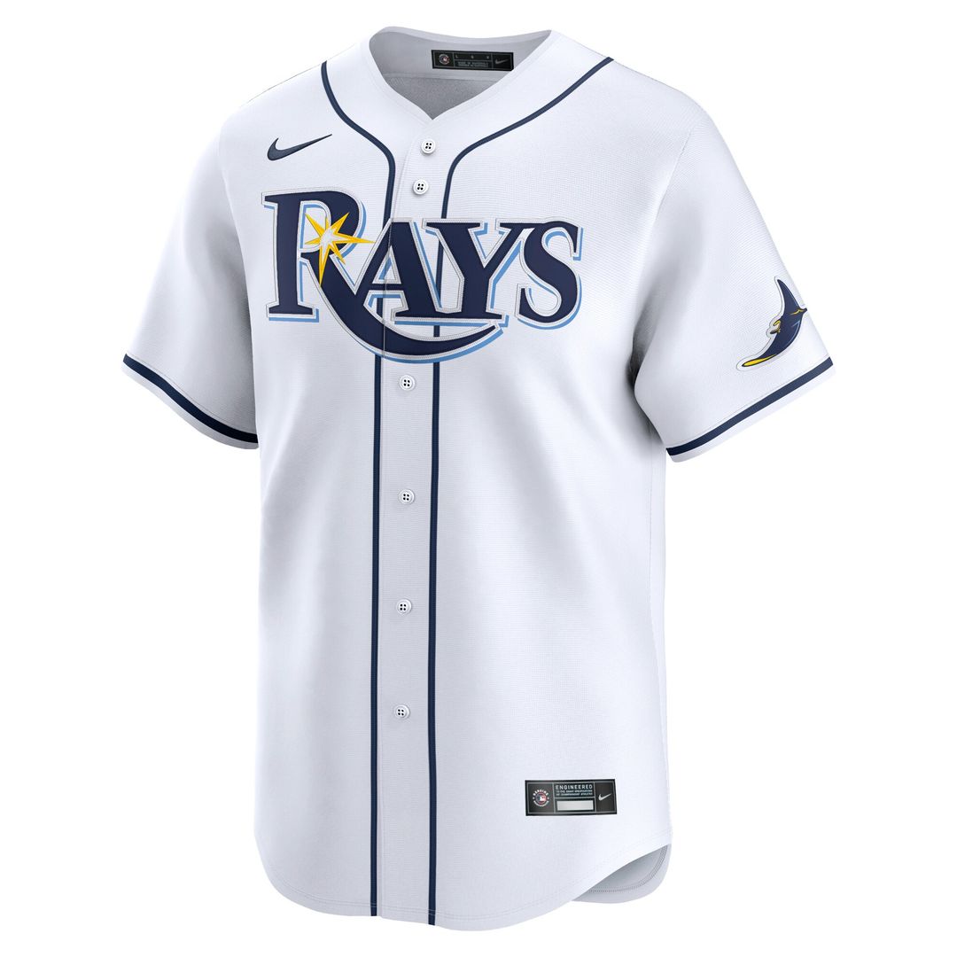 Tampa Bay Rays Brandon Lowe Nike Home Limited Jersey - White