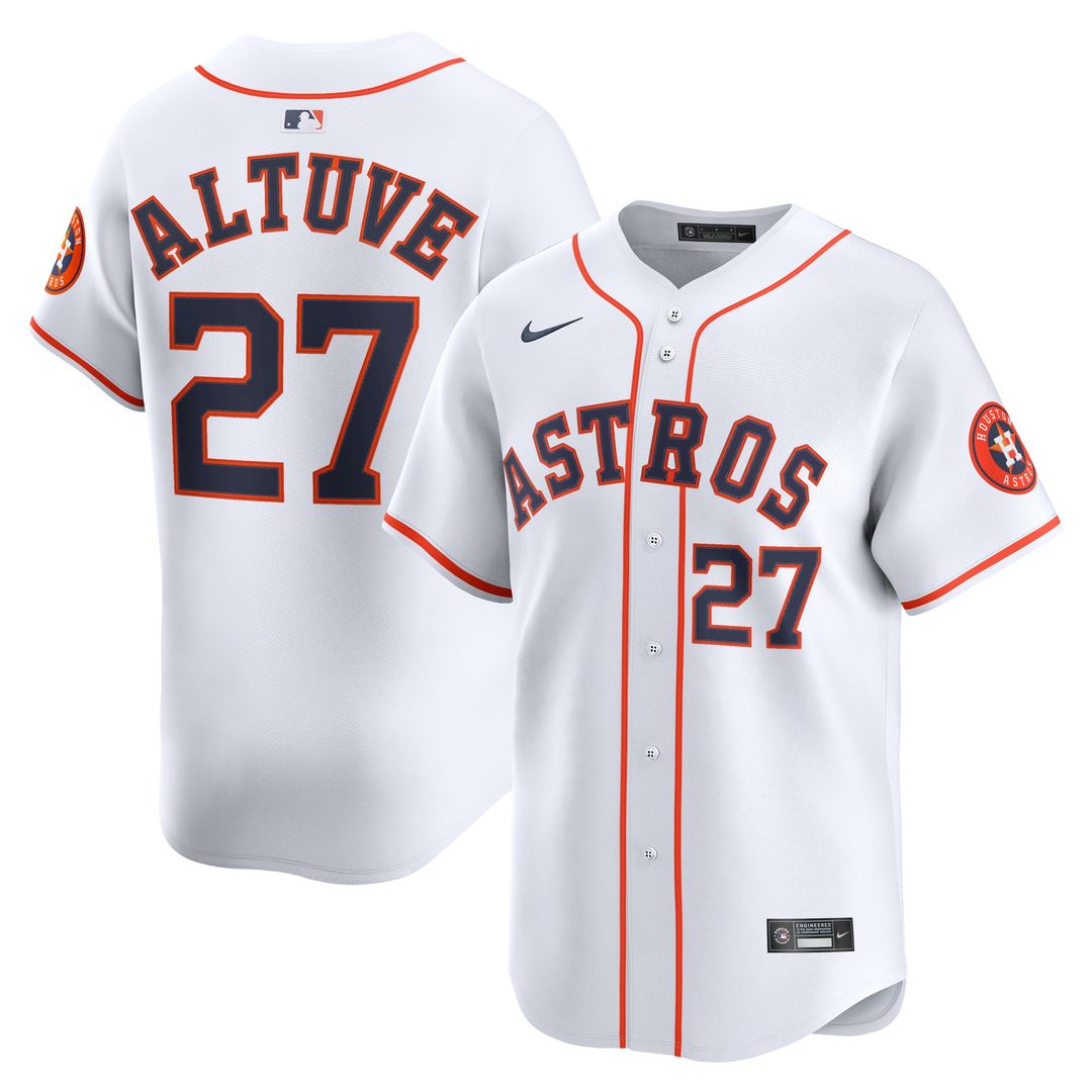 Houston Astros Jose Altuve Nike Road Limited Jersey - Gray