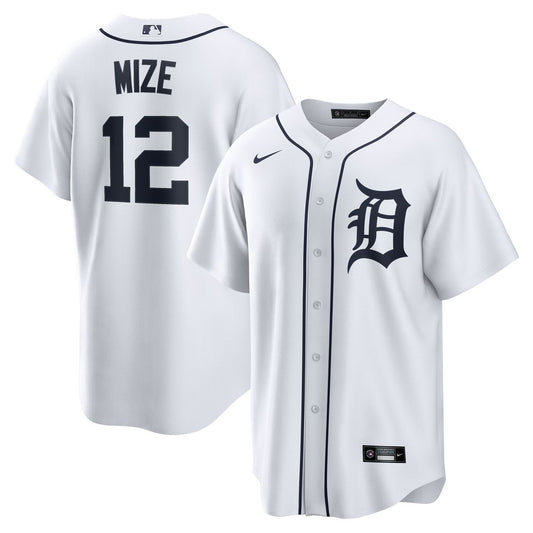 Detroit Tigers Casey Mize Nike Home Replica Jersey - White