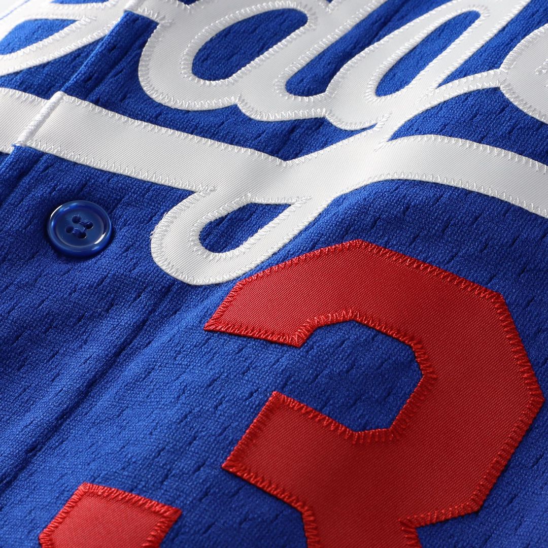 Los Angeles Dodgers Mike Piazza Mitchell & Ness Cooperstown Mesh Batting Practice Button-Up Jersey - Royal