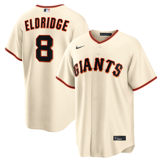 San Francisco Giants Bryce Eldridge Nike Home Replica Jersey - Cream