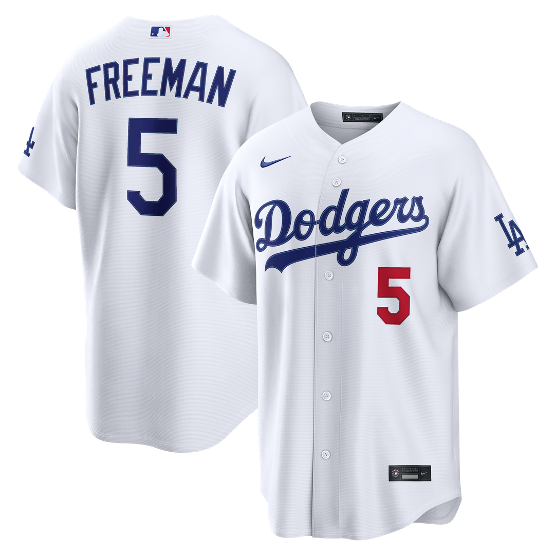 Los Angeles Dodgers Freddie Freeman Nike Home Stadium Jersey - White