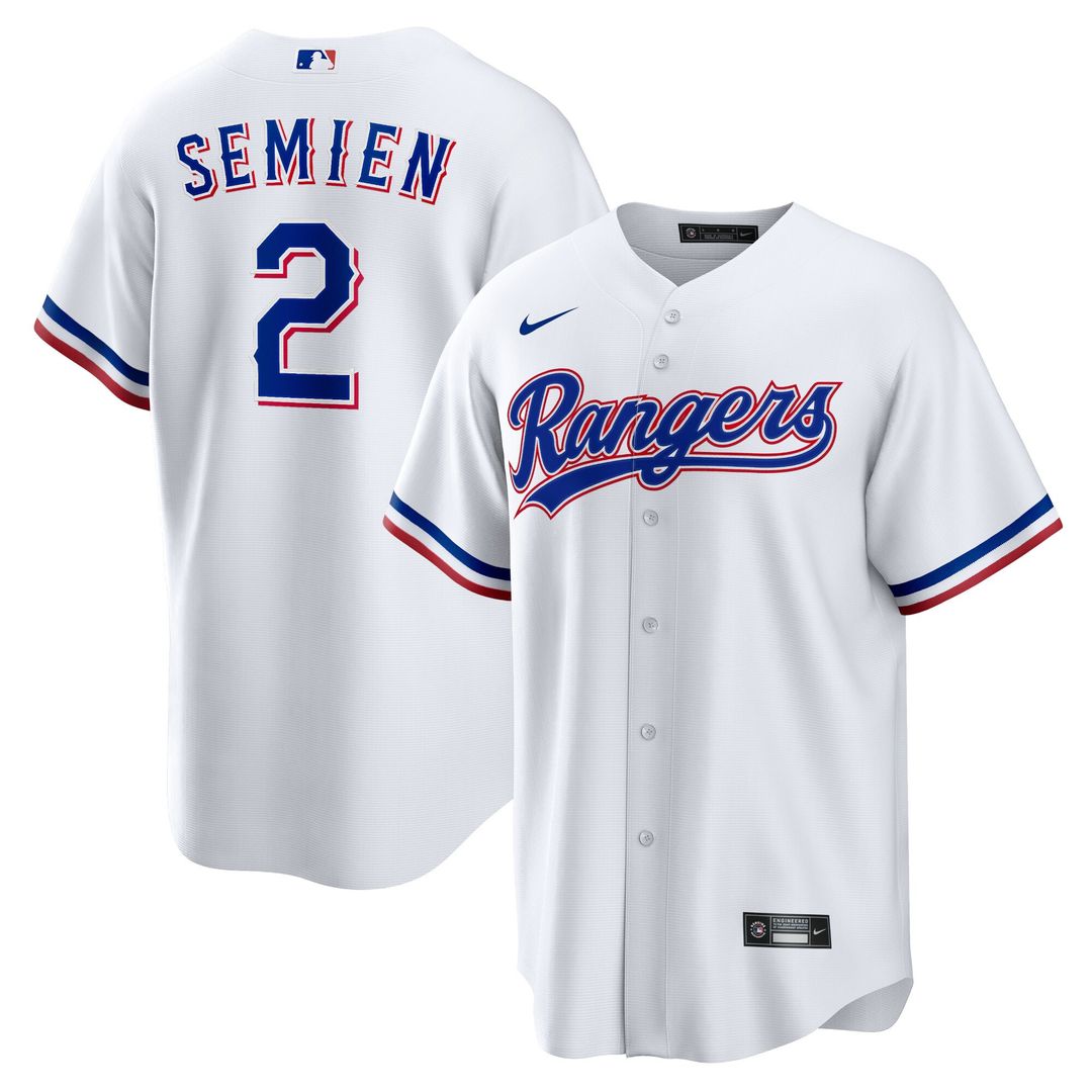 Texas Rangers Marcus Semien Nike Youth Home Replica Jersey - White