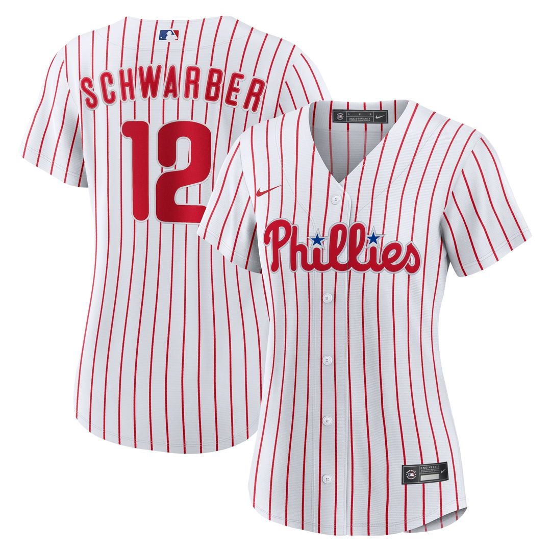Philadelphia Phillies Kyle Schwarber Nike Women's Home Replica Jersey - White