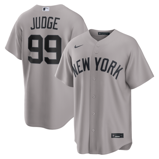 New York Yankees Aaron Judge Nike Road Replica Jersey - Gray