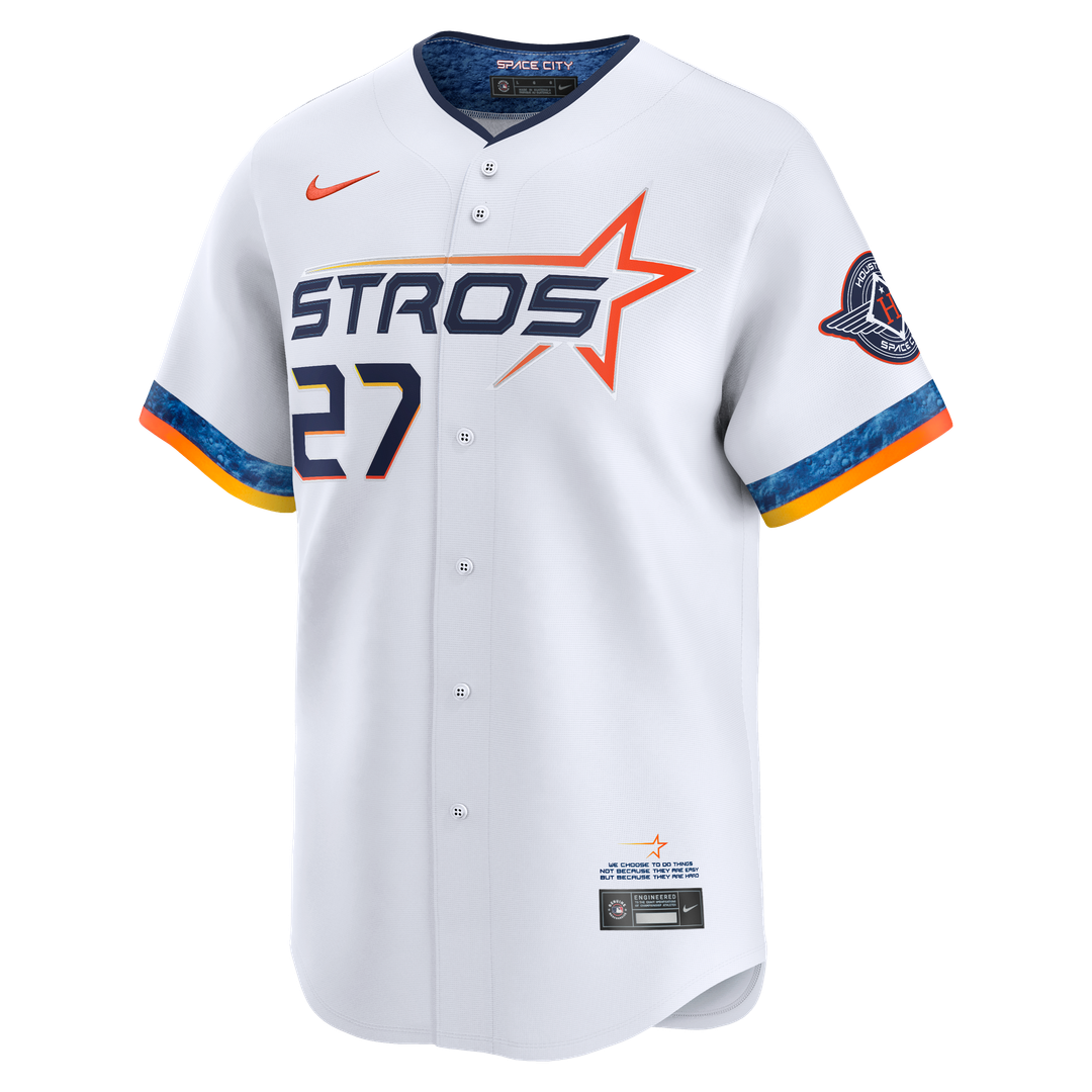 Houston Astros Jose Altuve Nike 2025 City Connect Limited Jersey - White