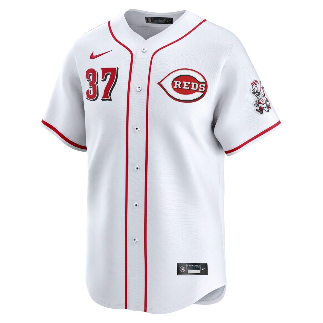 Cincinnati Reds Tyler Stephenson Nike Home Limited Jersey - White