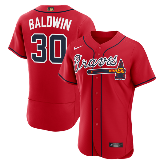 Atlanta Braves Drake Baldwin Nike MLB Awards Authentic Jersey - Red