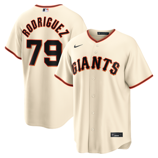 San Francisco Giants Jesus Rodriguez Nike Home Replica Jersey - Cream