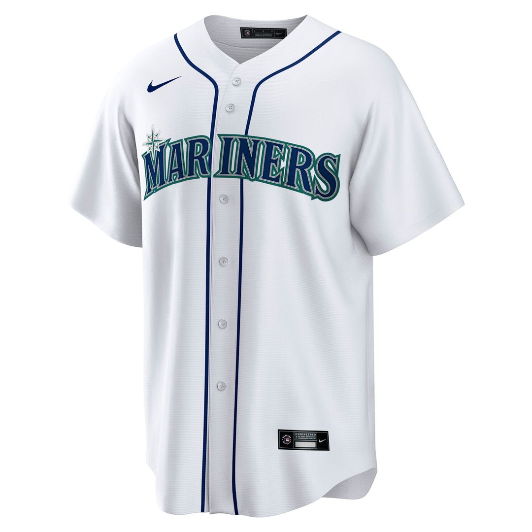 Seattle Mariners Cal Raleigh Nike Home Replica Jersey - White