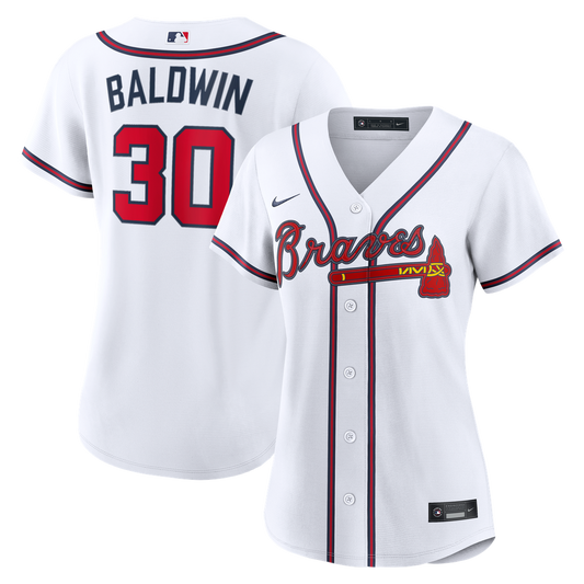 Atlanta Braves Drake Baldwin Nike Women's Home Replica Jersey - White