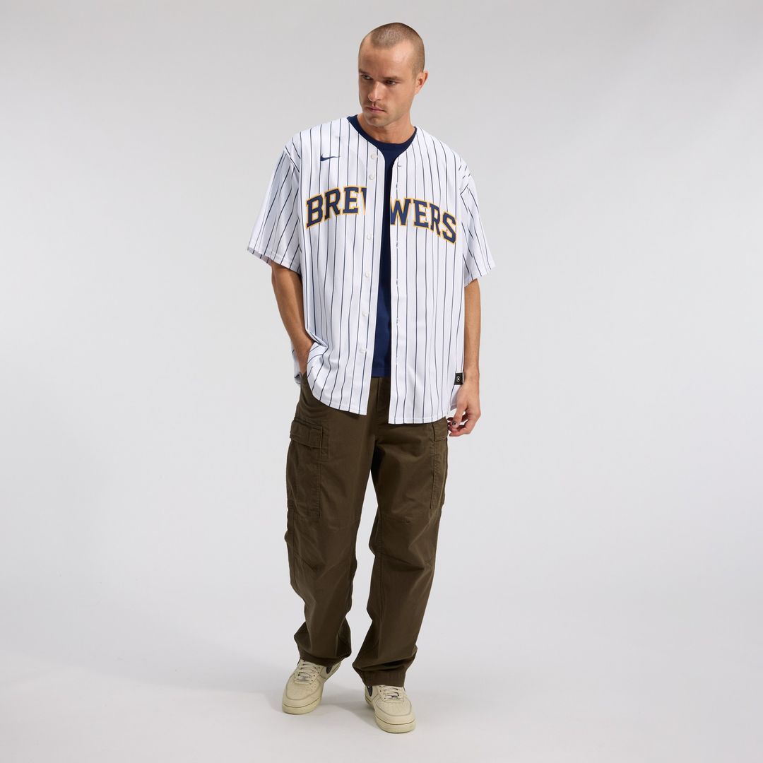 Milwaukee Brewers Christian Yelich Nike Alternate Replica Jersey - White