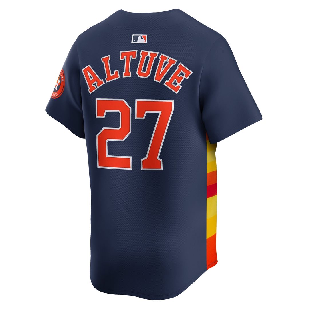 Houston Astros Jose Altuve Nike Alternate Limited Jersey - Navy
