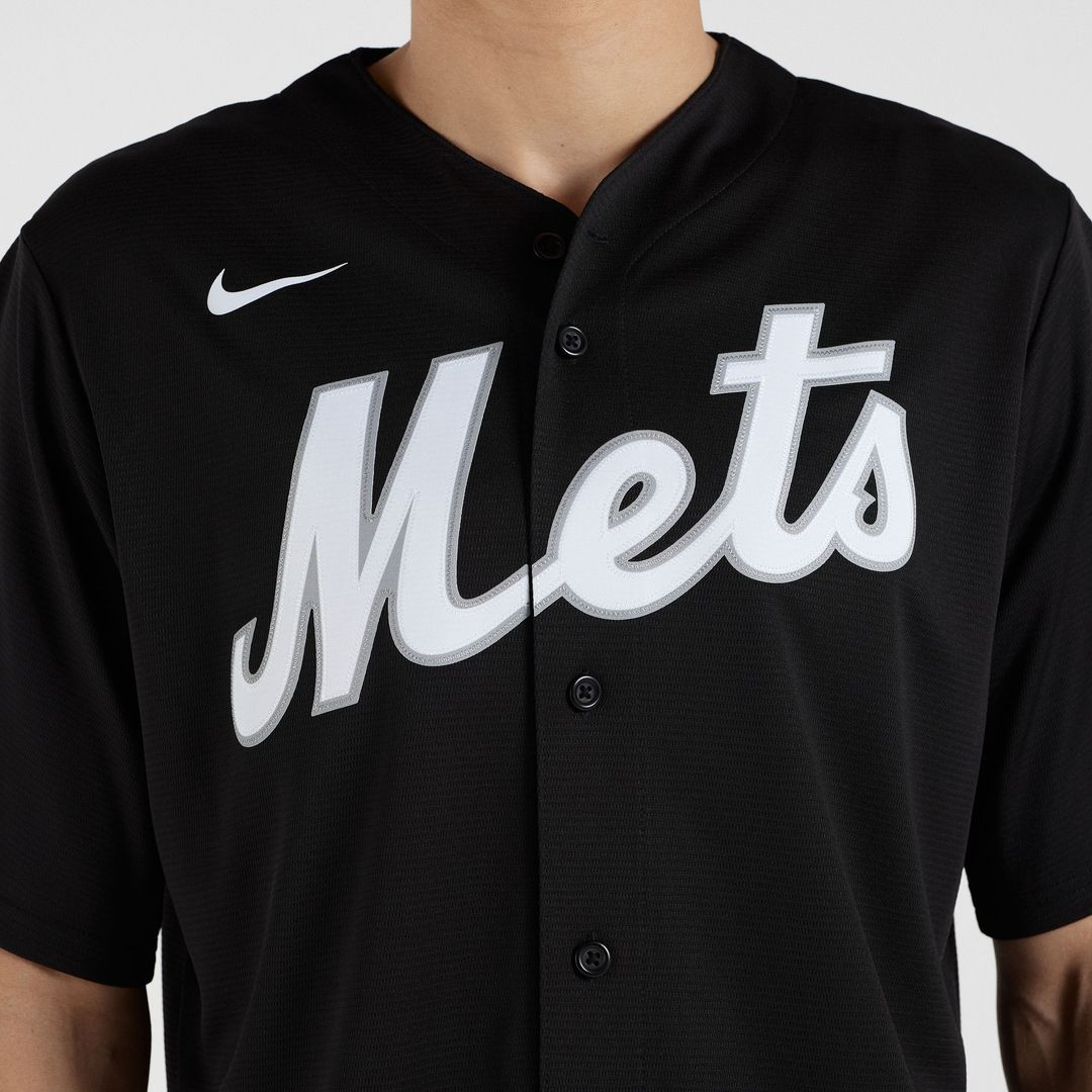 New York Mets Francisco Lindor Nike Replica Jersey - Black