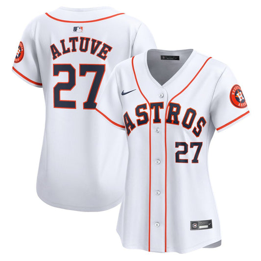 Houston Astros Jose Altuve Nike Women's Home Limited Jersey - White