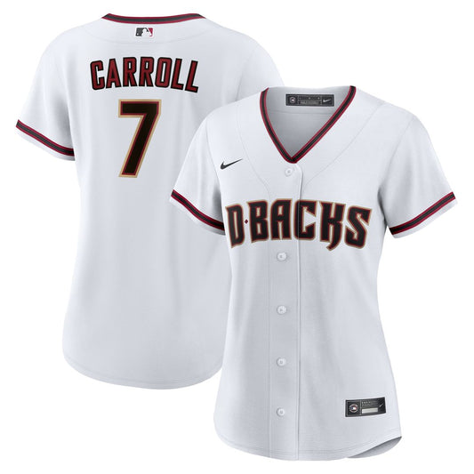Arizona Diamondbacks Corbin Carroll Nike Women's Home Replica Jersey - White