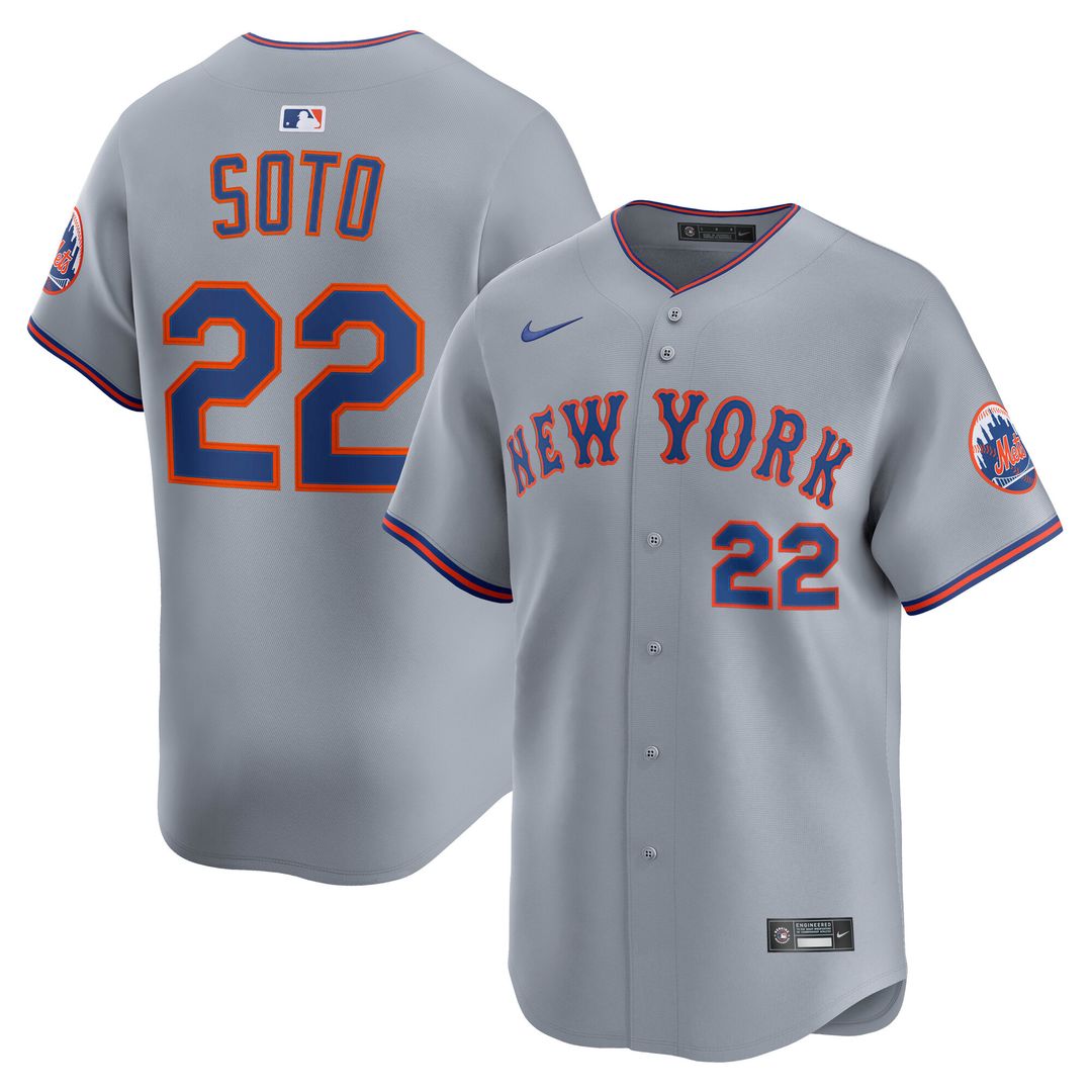 New York Mets Juan Soto Nike Alternate Limited Jersey - Black