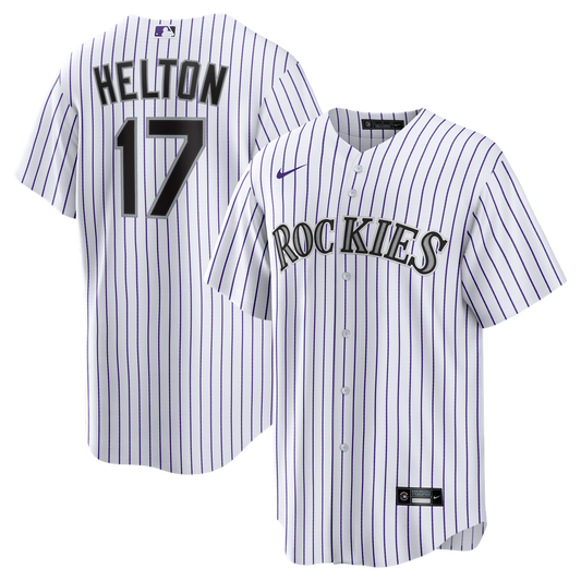 Colorado Rockies Todd Helton Nike Home Retired Replica Jersey - White