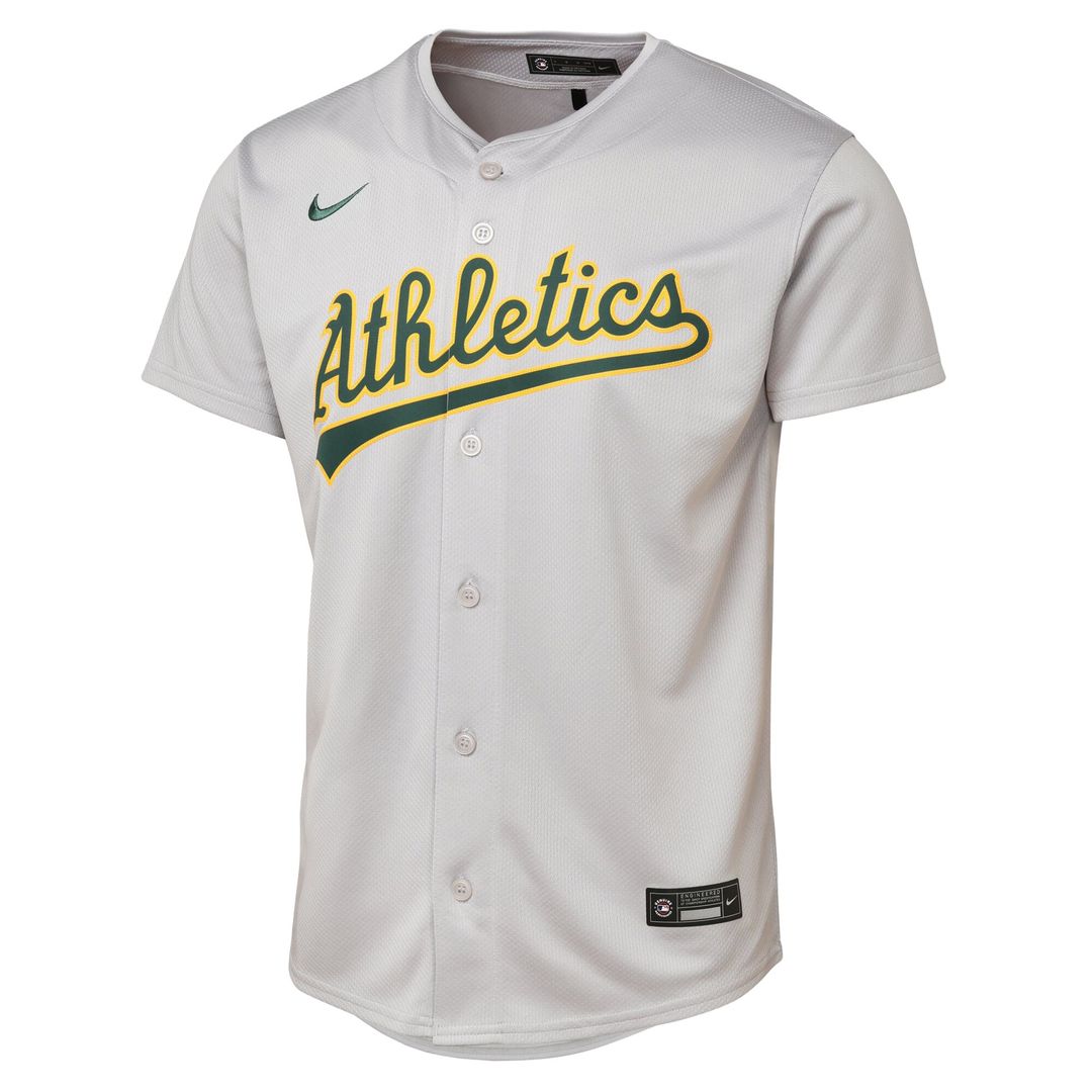 Athletics Youth Road Limited Jersey - Gray