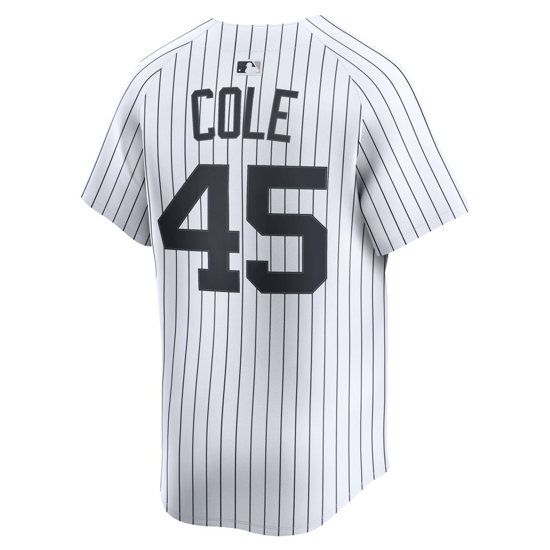 New York Yankees Gerrit Cole Nike Home Limited Jersey - White
