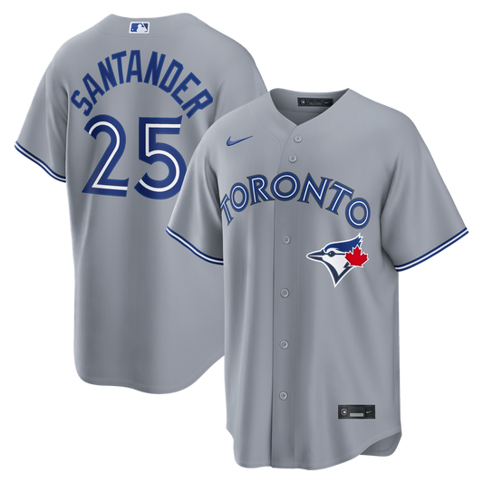 Toronto Blue Jays Anthony Santander Nike Road Replica Jersey - Gray