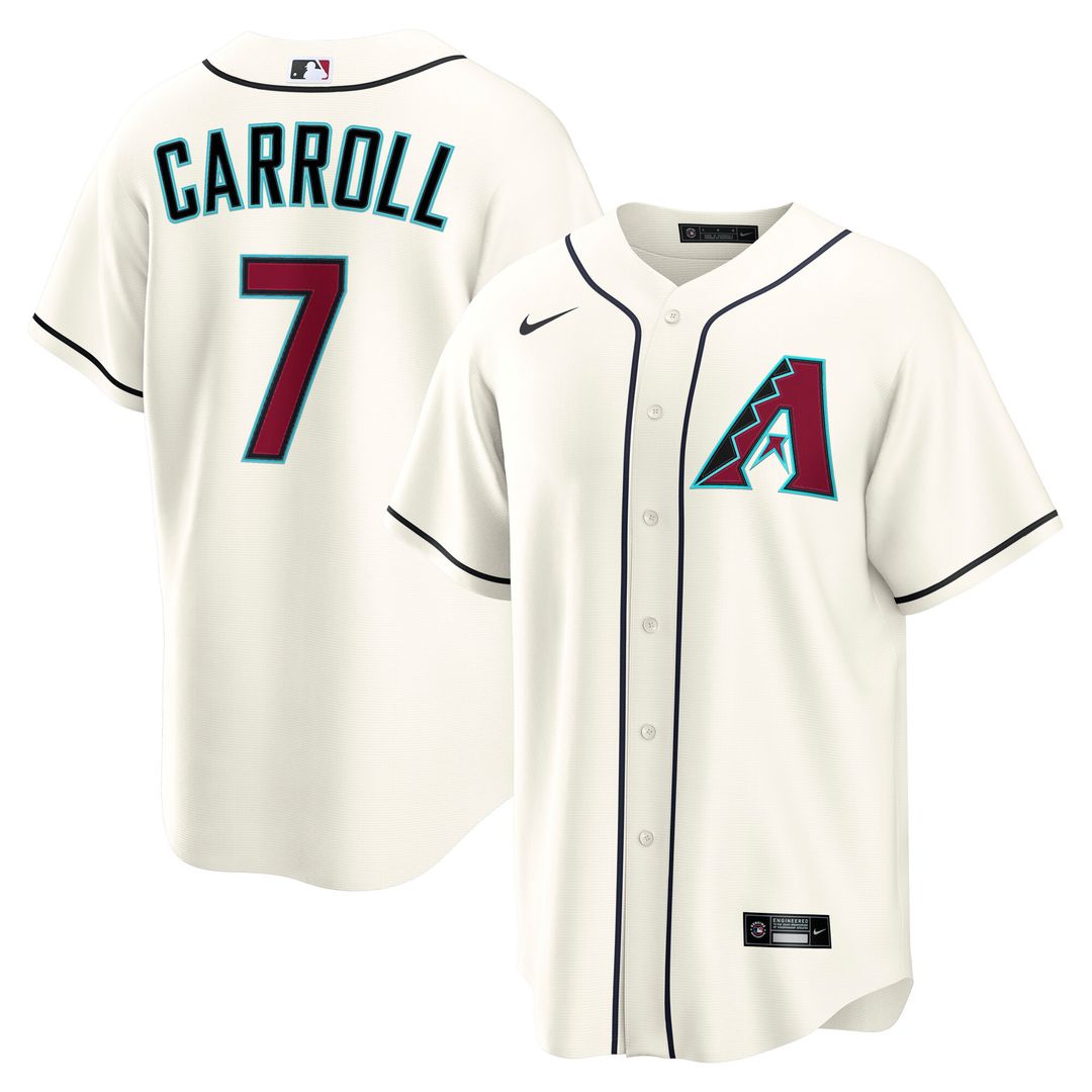 Arizona Diamondbacks Corbin Carroll Nike Home Replica Jersey - Cream