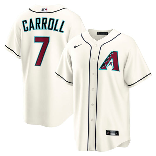 Arizona Diamondbacks Corbin Carroll Nike Home Replica Jersey - Cream