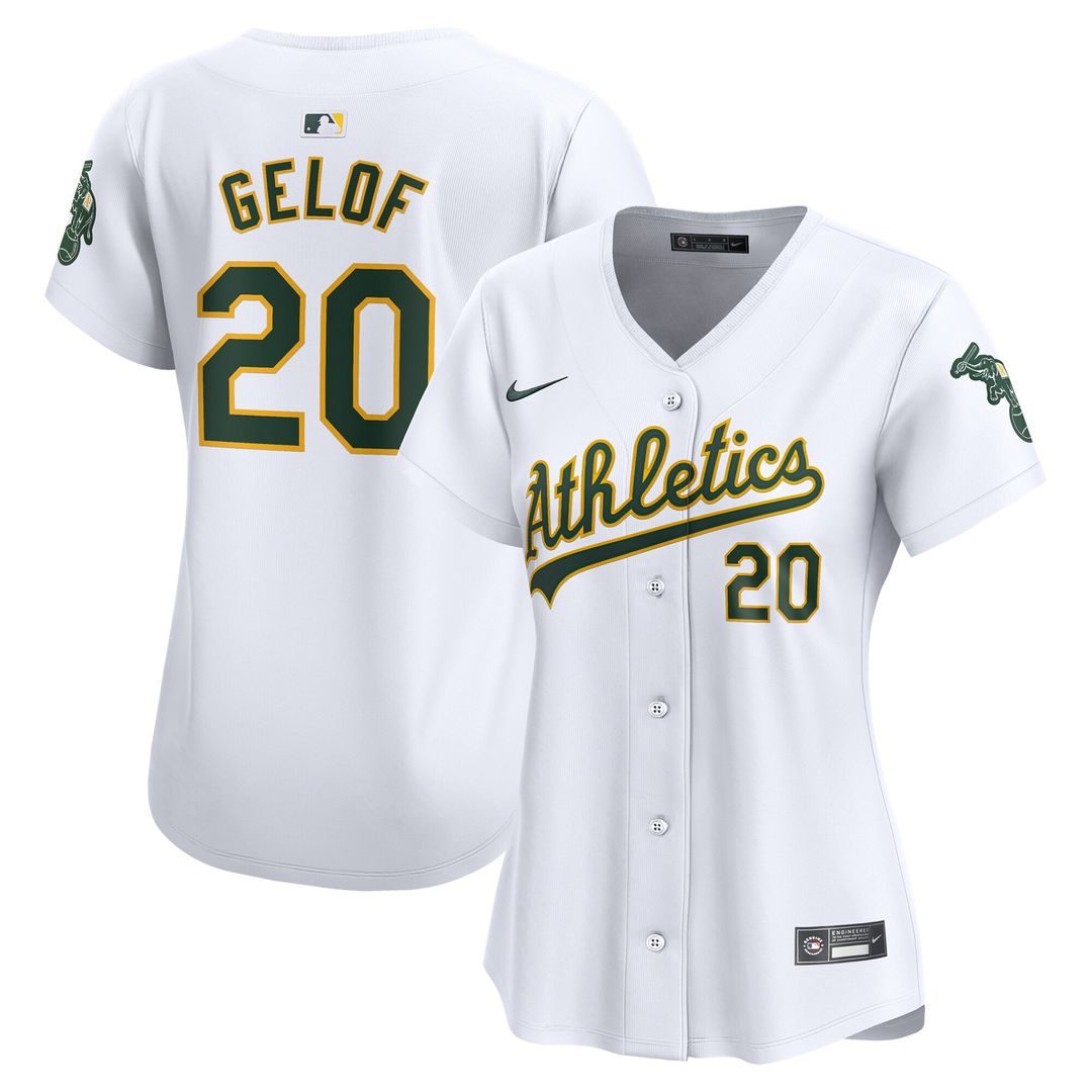 Athletics Zack Gelof Nike Women's Home Limited Jersey - White