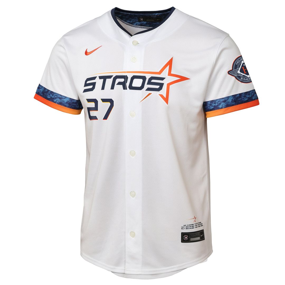 Houston Astros Jose Altuve Nike Youth 2025 City Connect Limited Jersey - White