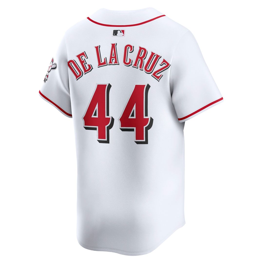 Cincinnati Reds Elly De La Cruz Nike Home Limited Jersey - White